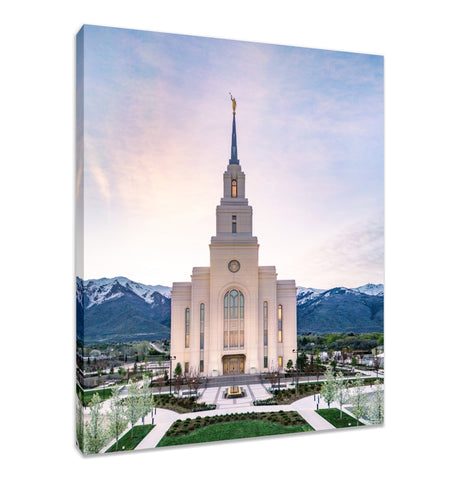 Layton Utah Temple- Mountain Blossoms