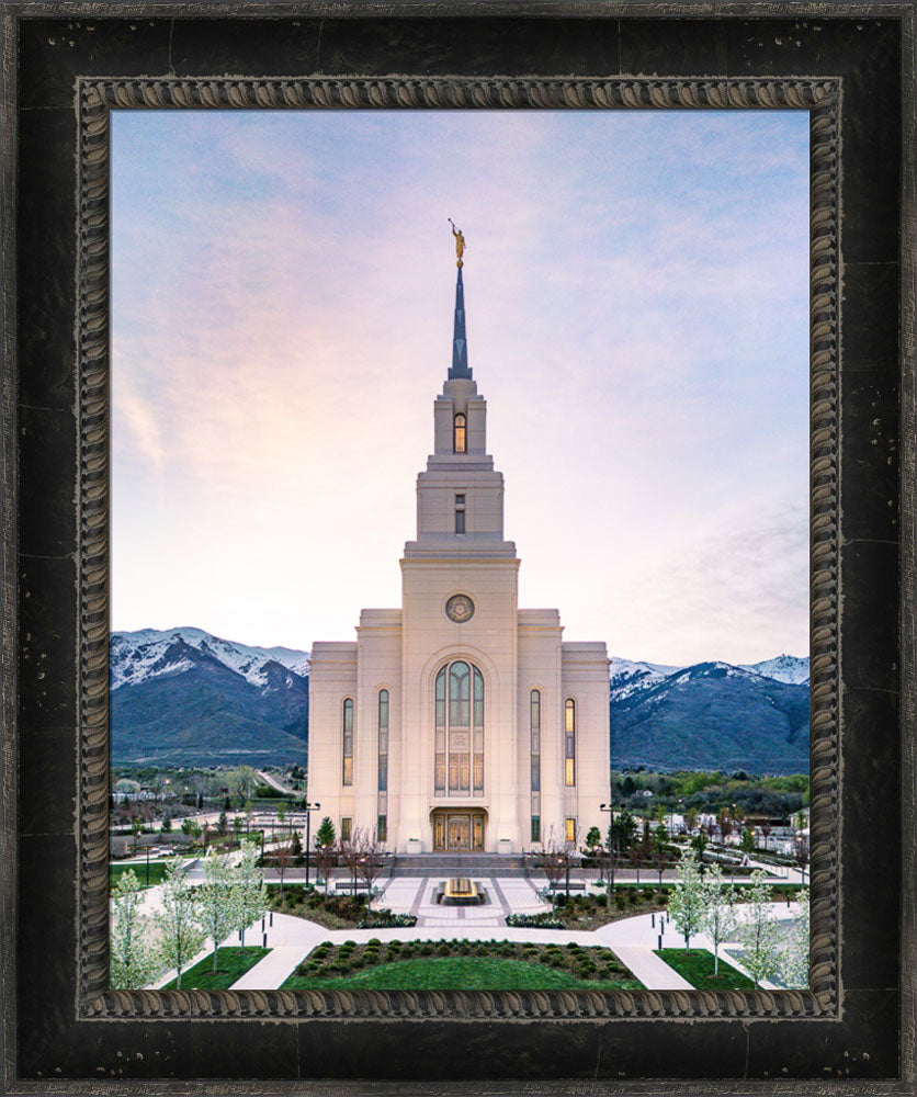 Layton Utah Temple- Mountain Blossoms