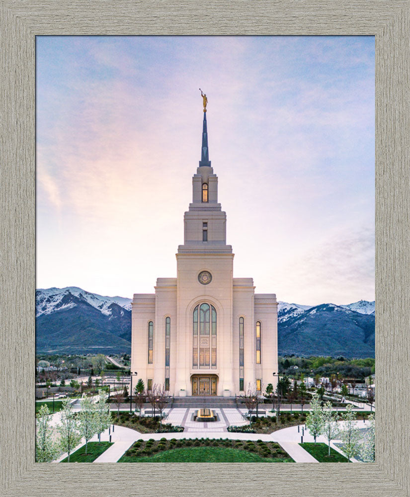 Layton Utah Temple- Mountain Blossoms