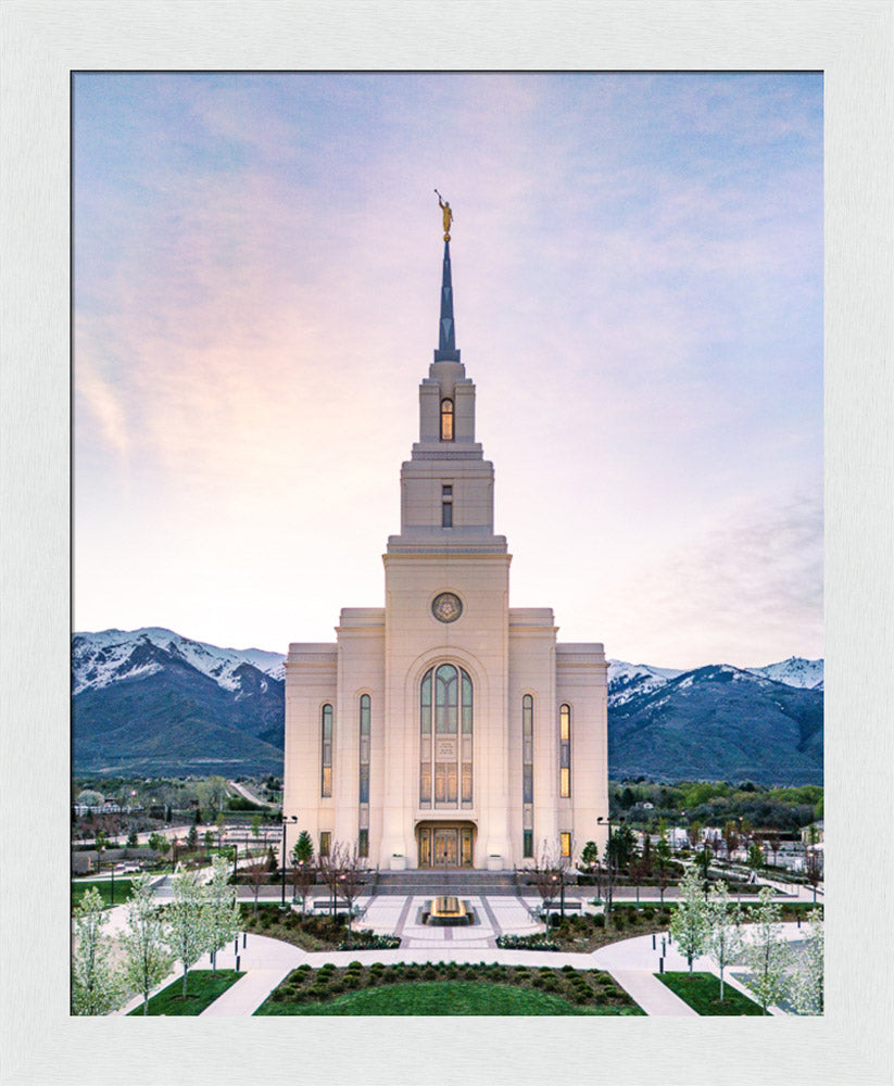 Layton Utah Temple- Mountain Blossoms