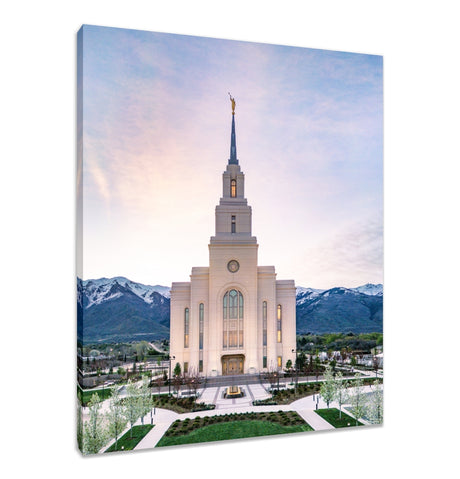 Layton Utah Temple- Mountain Blossoms