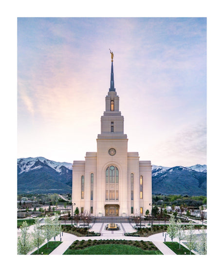 Layton Utah Temple- Mountain Blossoms
