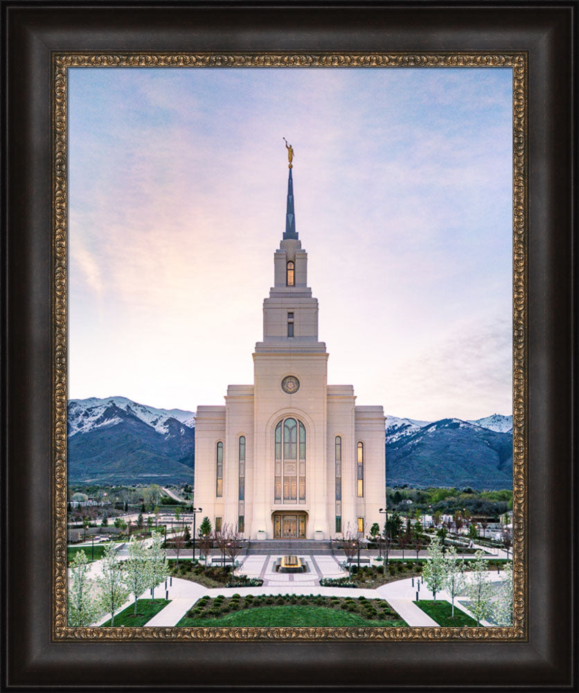 Layton Utah Temple- Mountain Blossoms