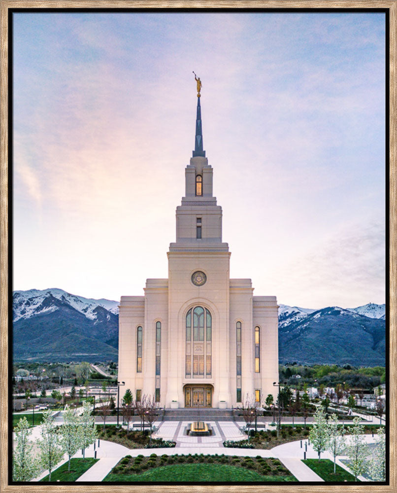 Layton Utah Temple- Mountain Blossoms