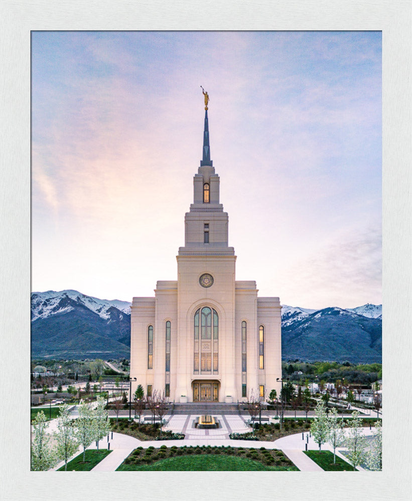 Layton Utah Temple- Mountain Blossoms