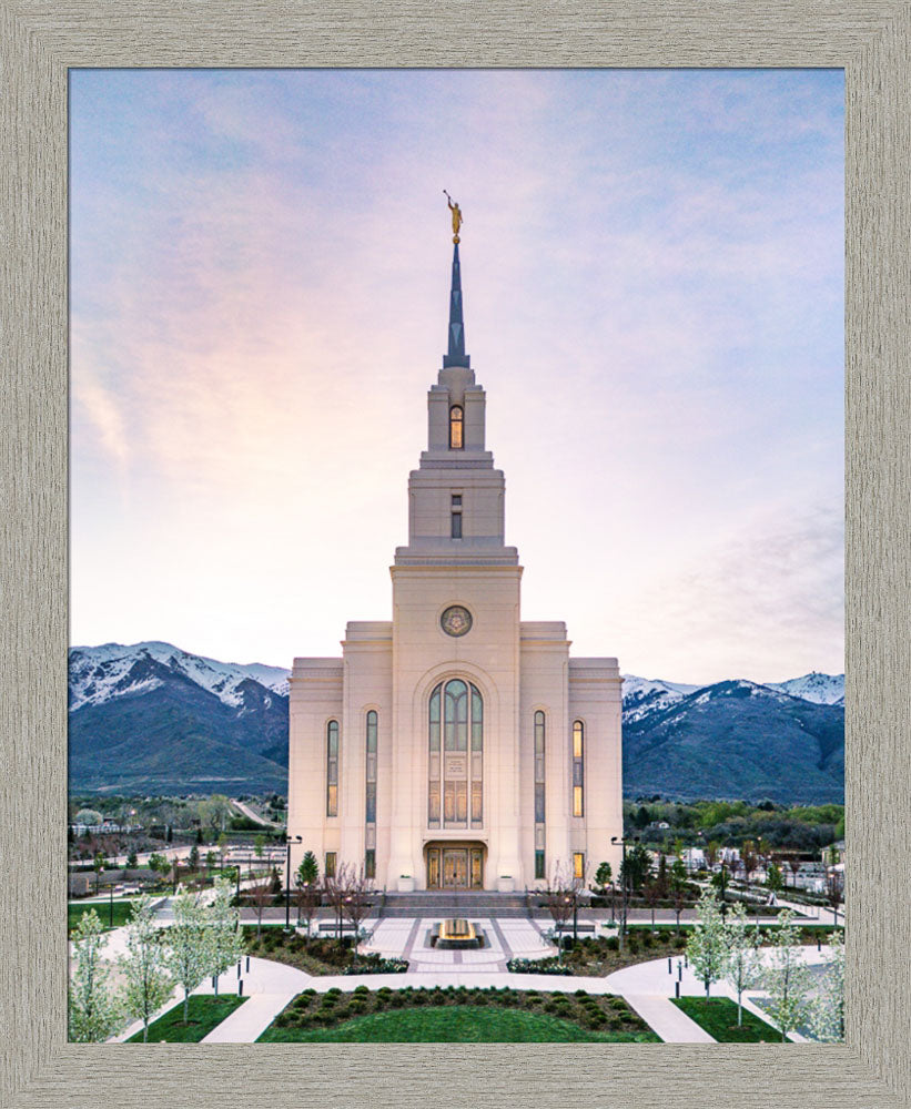 Layton Utah Temple- Mountain Blossoms