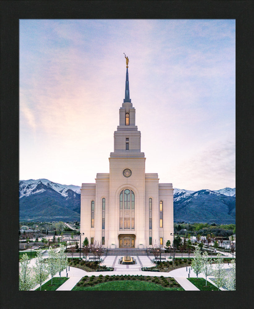 Layton Utah Temple- Mountain Blossoms