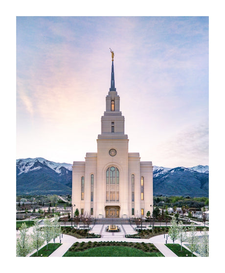 Layton Utah Temple- Mountain Blossoms