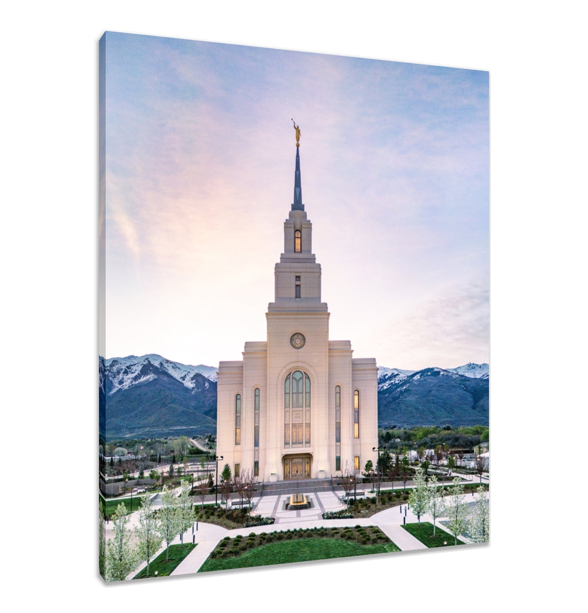Layton Utah Temple- Mountain Blossoms