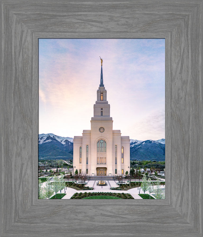 Layton Utah Temple- Mountain Blossoms