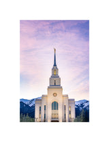Layton Temple - Wasatch Mountains