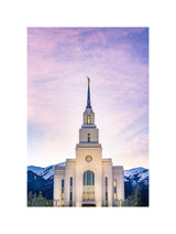 Layton Temple - Wasatch Mountains