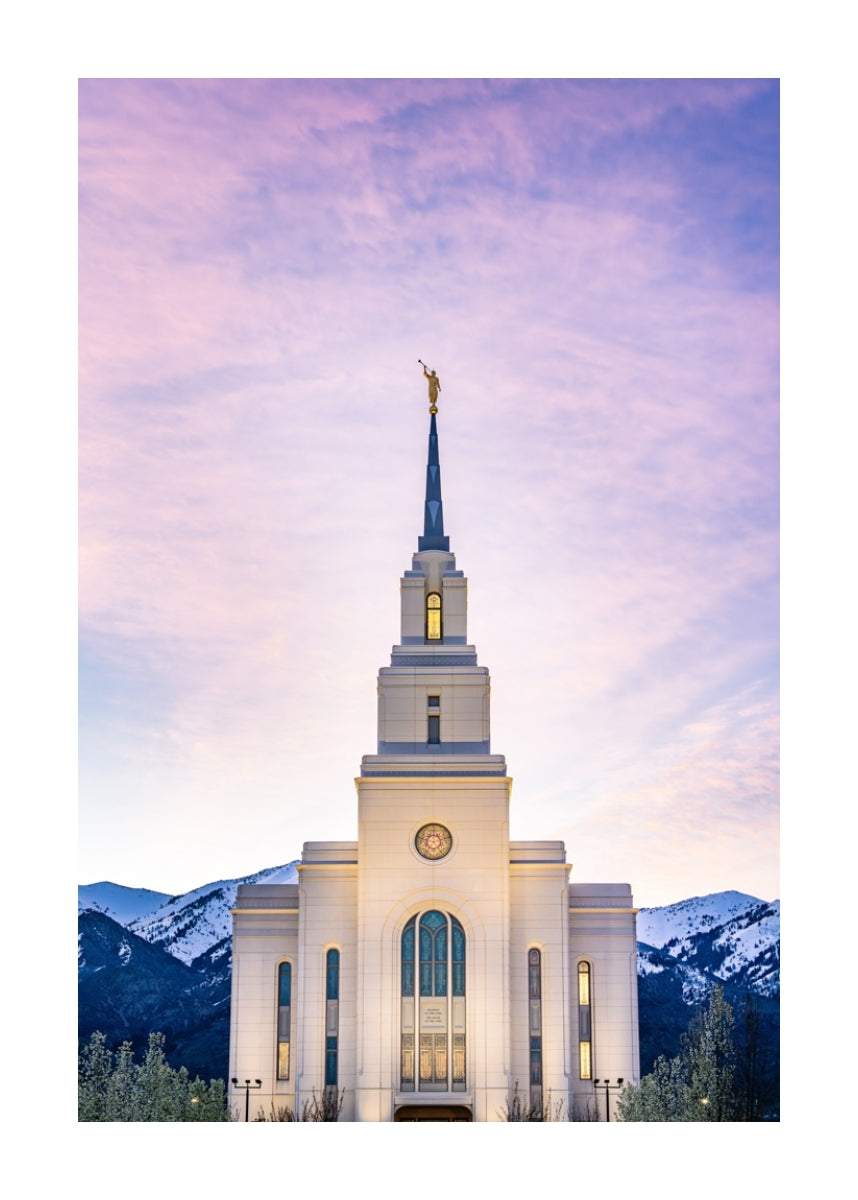 Layton Temple - Wasatch Mountains