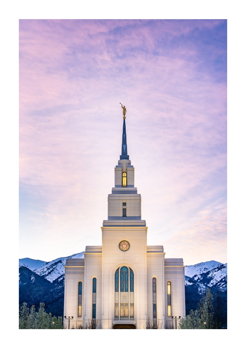 Layton Temple - Wasatch Mountains