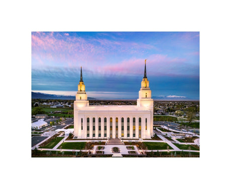 Layton Utah Temple - Dusk