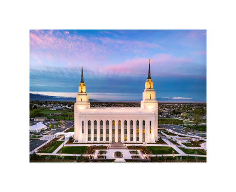 Layton Utah Temple - Dusk