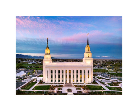 Layton Utah Temple - Dusk