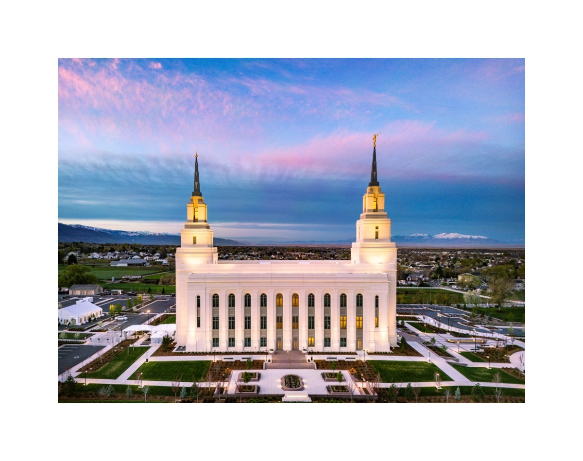 Layton Utah Temple - Dusk