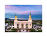 Layton Utah Temple - Dusk