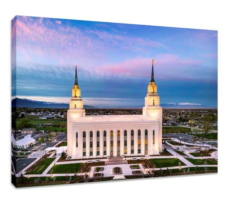 Layton Utah Temple - Dusk