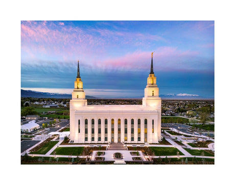 Layton Utah Temple - Dusk