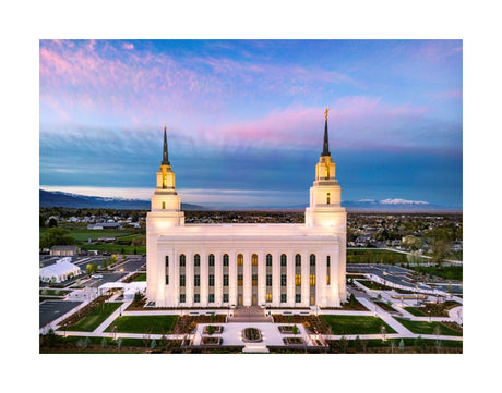 Layton Utah Temple - Dusk