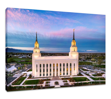 Layton Utah Temple - Dusk