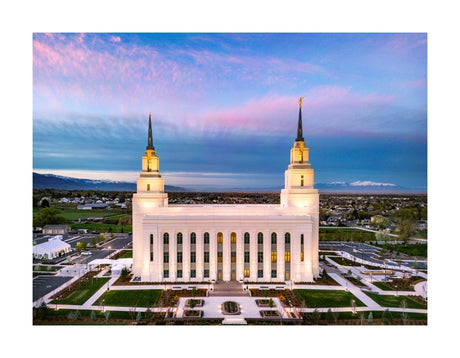 Layton Utah Temple - Dusk