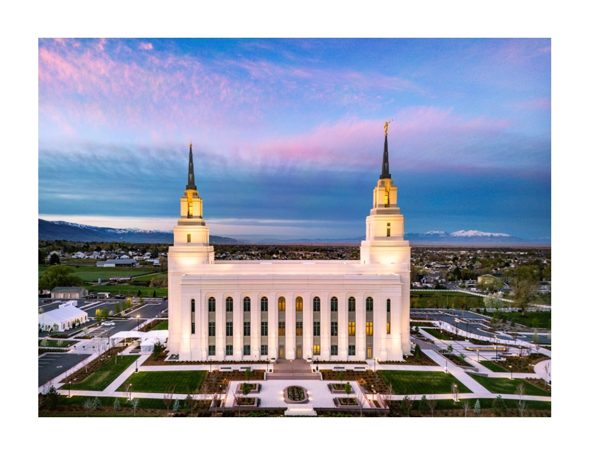 Layton Utah Temple - Dusk