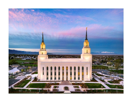 Layton Utah Temple - Dusk