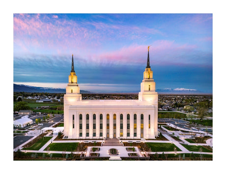 Layton Utah Temple - Dusk