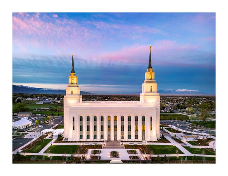 Layton Utah Temple - Dusk