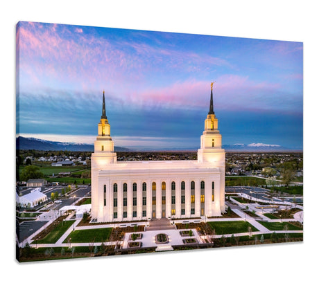 Layton Utah Temple - Dusk