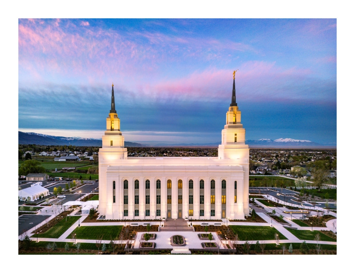 Layton Utah Temple - Dusk