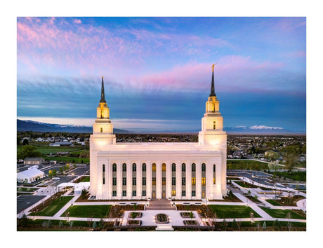 Layton Utah Temple - Dusk