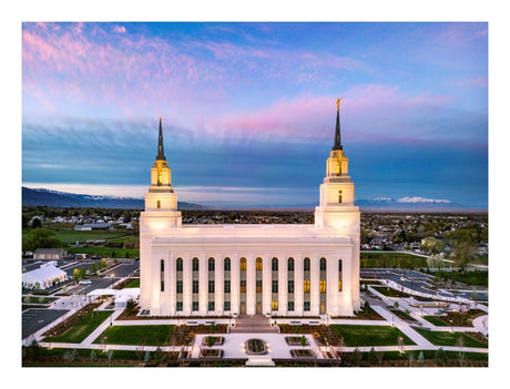 Layton Utah Temple - Dusk
