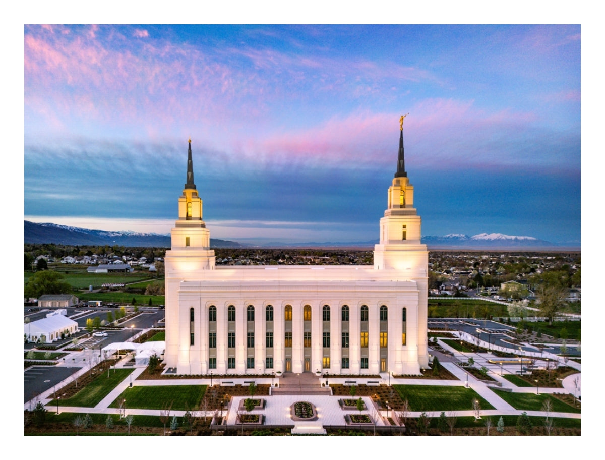 Layton Utah Temple - Dusk