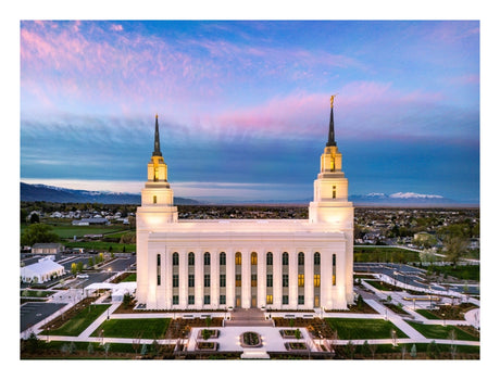 Layton Utah Temple - Dusk