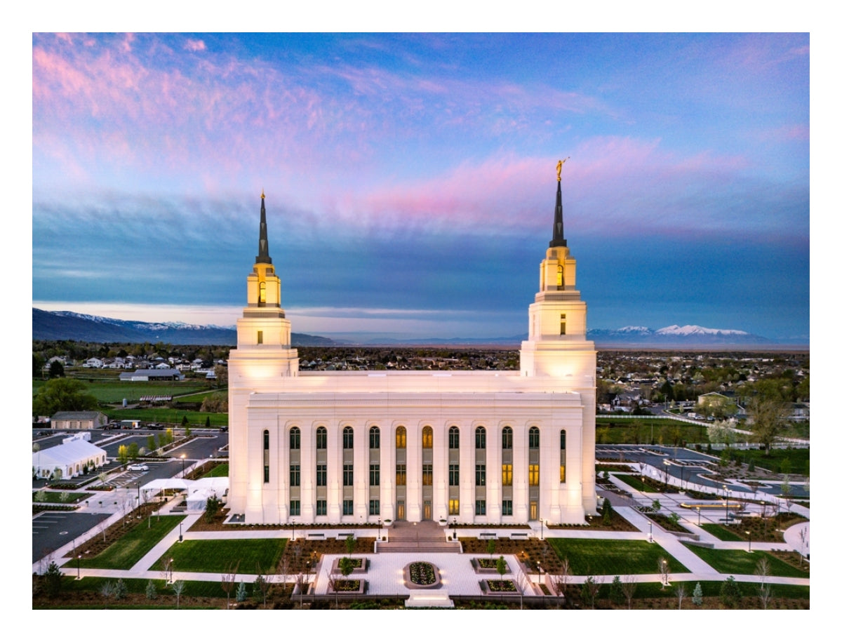 Layton Utah Temple - Dusk