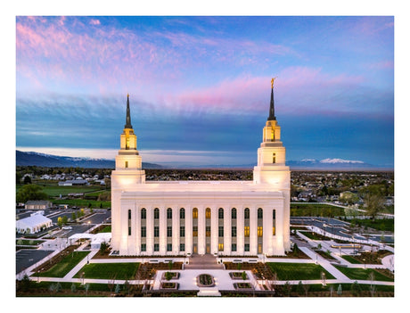 Layton Utah Temple - Dusk