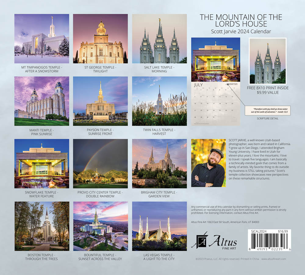 The Mountain of the Lord's House Scott Jarvie 2024 Calendar
