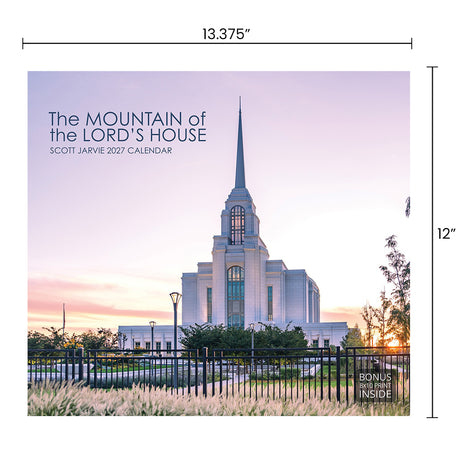 The Mountains of the Lord's House Scott Jarvie 2027 Calendar