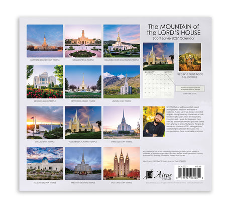 The Mountains of the Lord's House Scott Jarvie 2027 Calendar