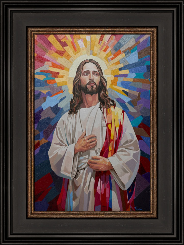 Eternal Illumination - framed giclee canvas