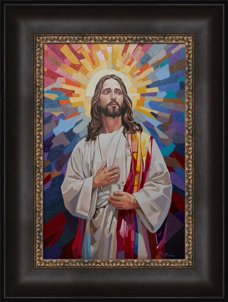 Eternal Illumination - framed giclee canvas