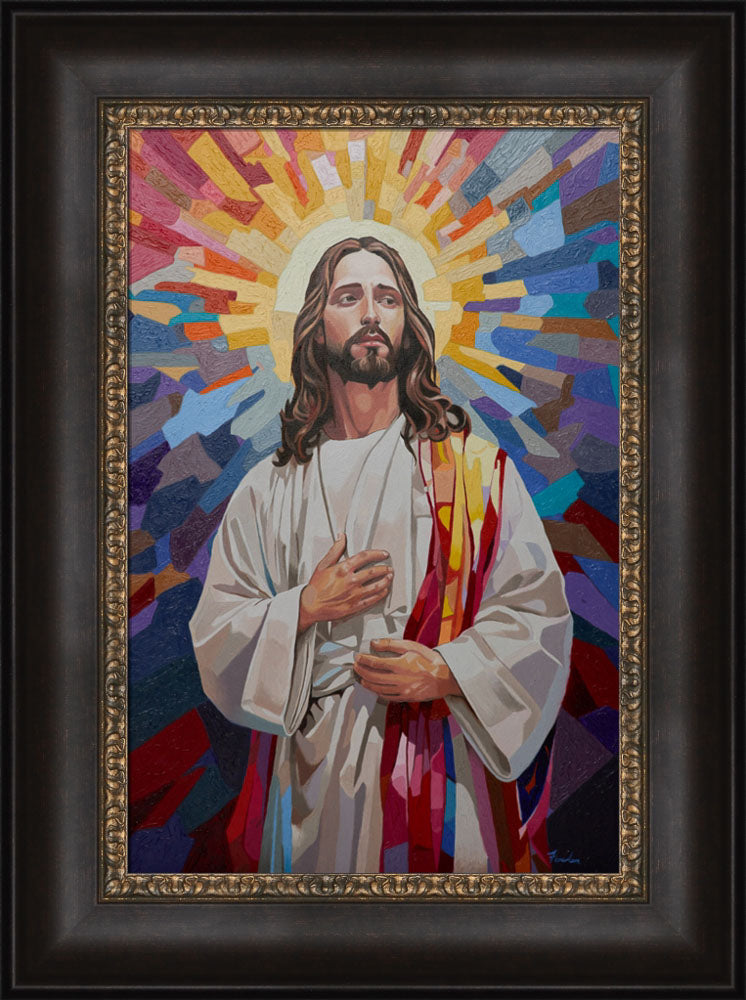 Eternal Illumination - framed giclee canvas