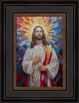 Eternal Illumination - framed giclee canvas