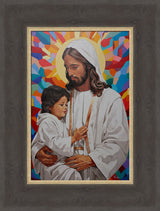 In The Arms of Grace - framed giclee canvas