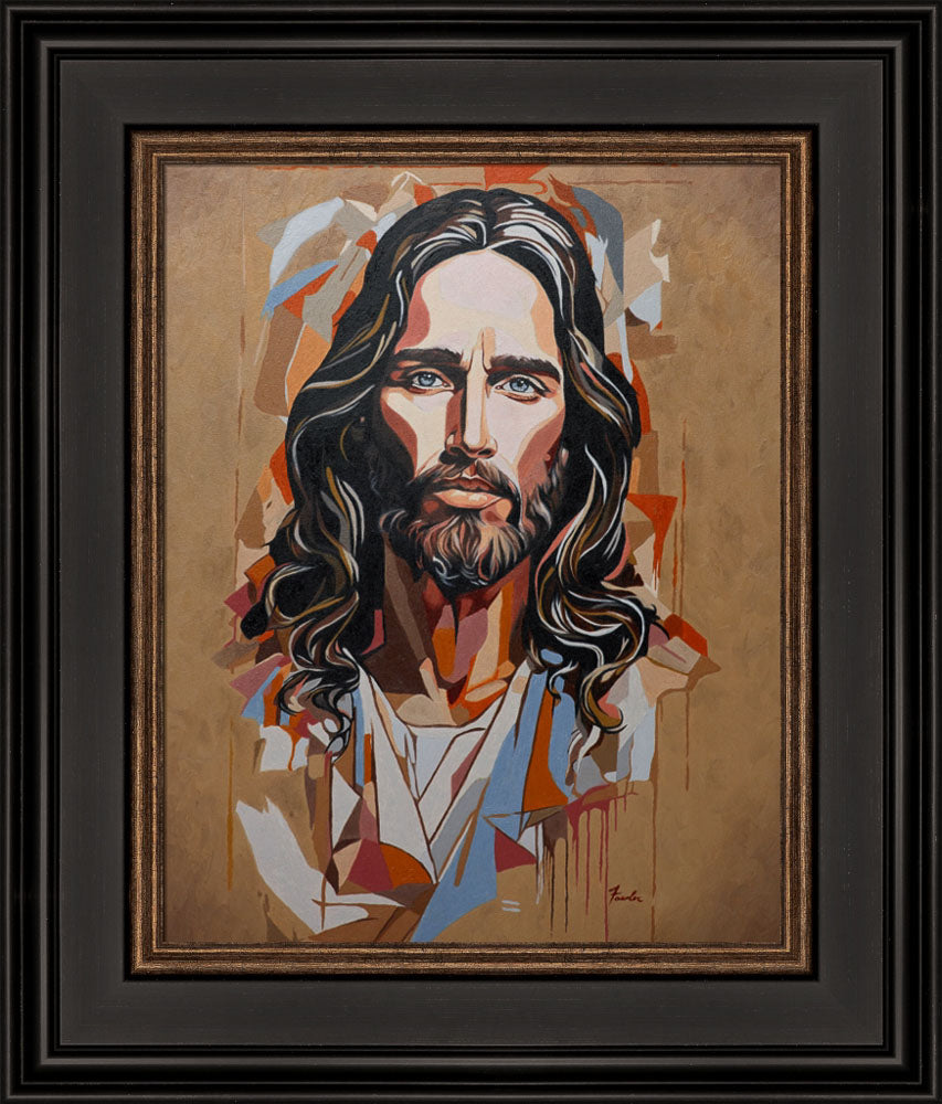Abide With Me - framed giclee canvas