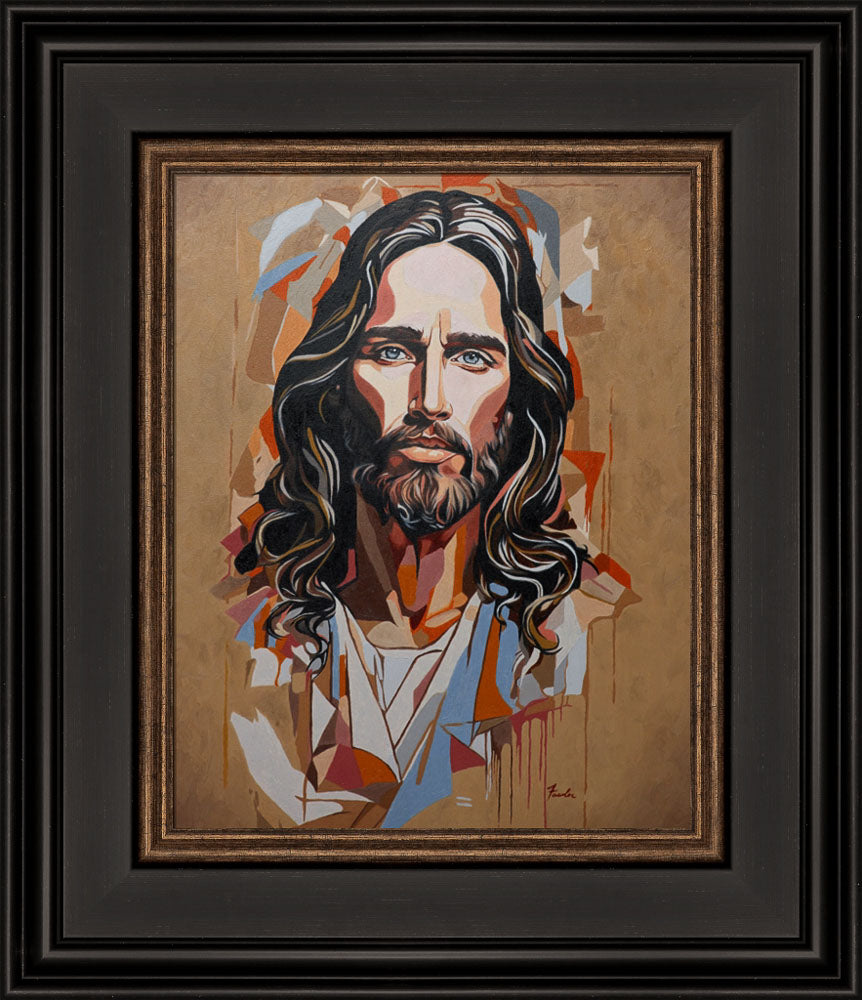 Abide With Me - framed giclee canvas